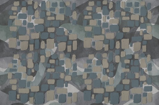 Wall & Deco Contemporary 2024 WDLC2401 Le Carre - mural w nieregularne motywy geometryczne