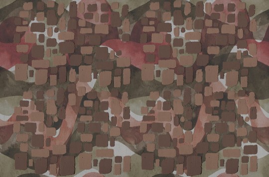 Wall & Deco Contemporary 2024 WDLC2402 Le Carre - mural w nieregularne motywy geometryczne