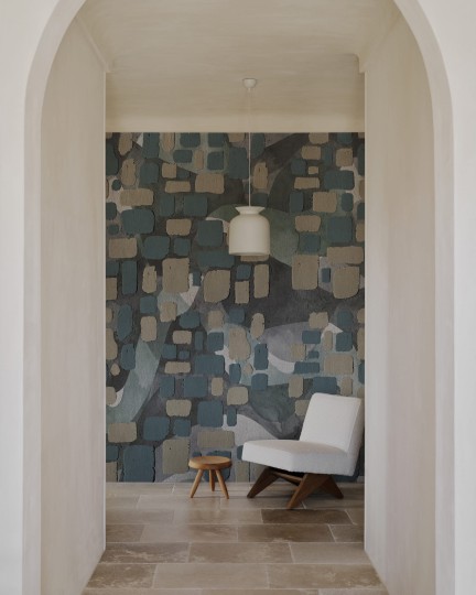 Wall & Deco Contemporary 2024 WDLC2402 Le Carre - mural w nieregularne motywy geometryczne