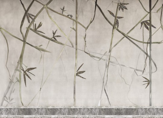 Wall & Deco Contemporary 2024 WDOL2401 Ombra Lieve - mural w łodygi i liście