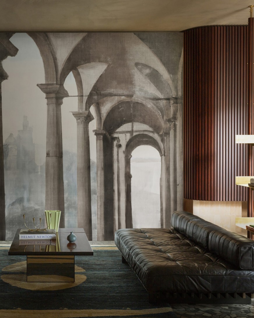 Wall & Deco Contemporary 2024 WDAR2402 Arcantico - mural kolumny i łuki architektoniczne