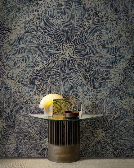 Wall & Deco Contemporary 2024 WDMC2402 Macro - mural kwiaty