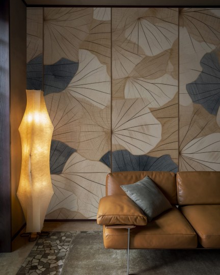 Wall & Deco Contemporary 2024 WDOR2402 Oriente - mural w orientalne liście