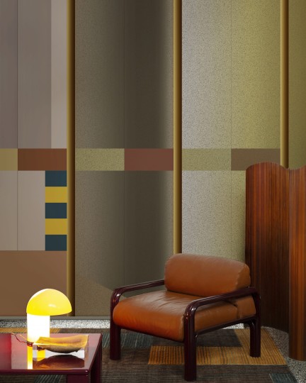 Wall & Deco Contemporary 2024 WDPH2401 Phases - mural abstrakcyjny geometryczny