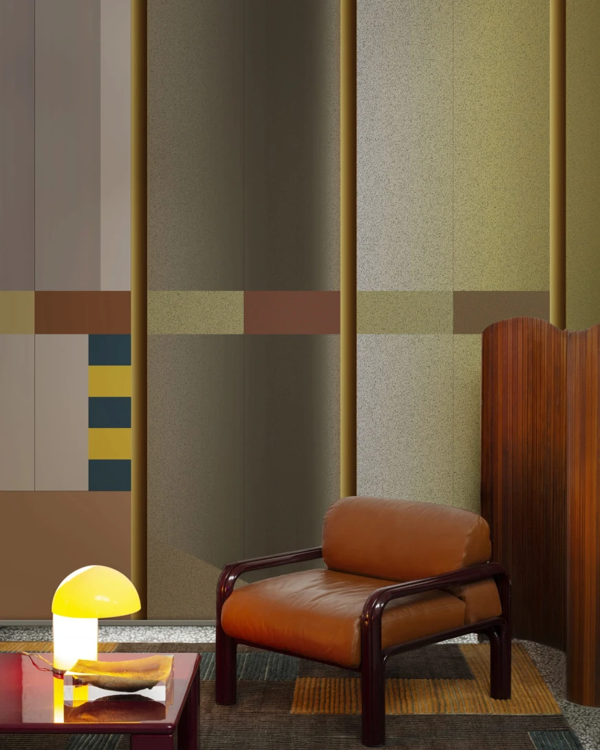 Wall & Deco Contemporary 2024 WDPH2402 Phases - mural abstrakcyjny geometryczny