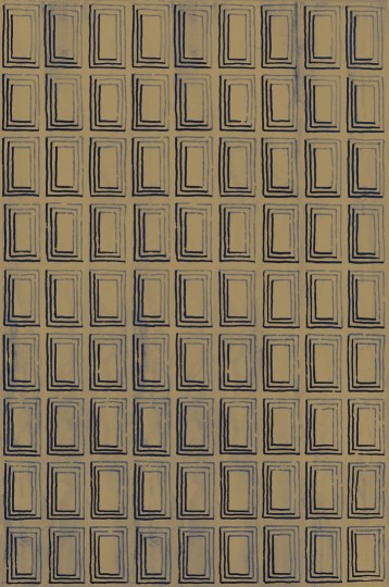 Wall & Deco Contemporary 2024 WDQU2402 Quadratura - mural imitujący panele dekoracyjne