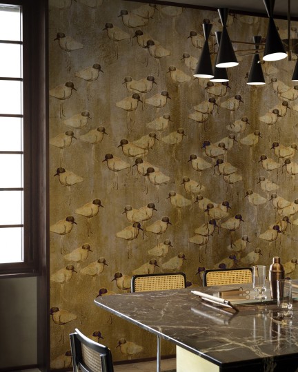 Wall & Deco Contemporary 2024 WDSG2401 Savanna Grace - mural w ptaki