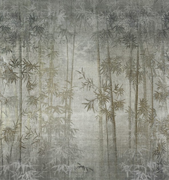Wall & Deco Contemporary 2024 WDSS2402 Sound of Silence - mural las bambusowy