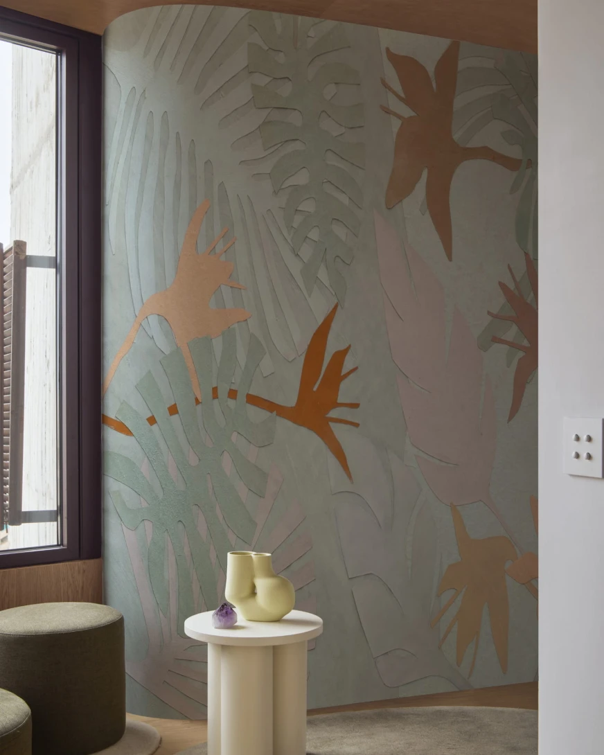 Wall & Deco Contemporary 2024 WDAB2402 Arbole - mural liście