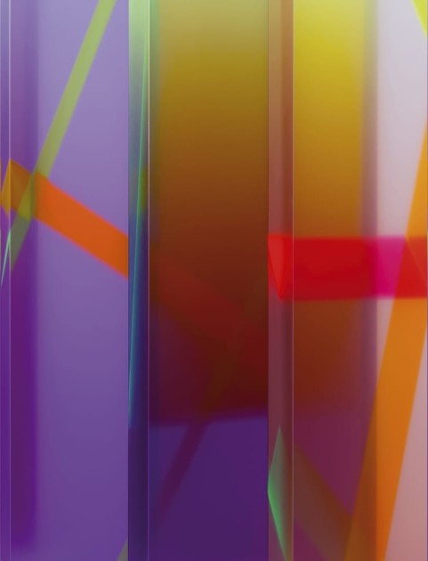 Wall & Deco Contemporary 2024 WDLS2402 Lightscape - mural z kolorowym abstrakcyjnym wzorem