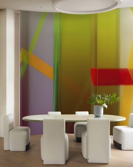 Wall & Deco Contemporary 2024 WDLS2402 Lightscape - mural z kolorowym abstrakcyjnym wzorem