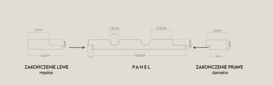 Zakończenie prawe Lamelio Olmo Dąb Złoty II