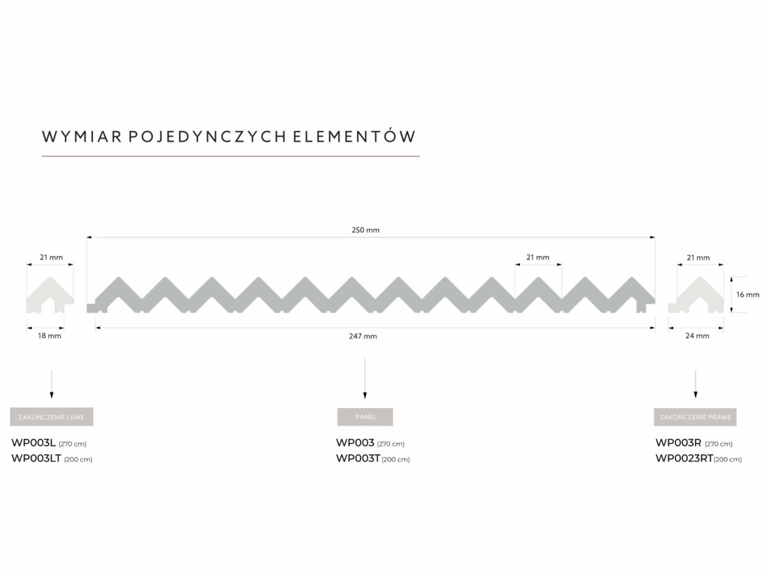 Panel ścienny Mardom Vivid WP003P 270 cm Premium