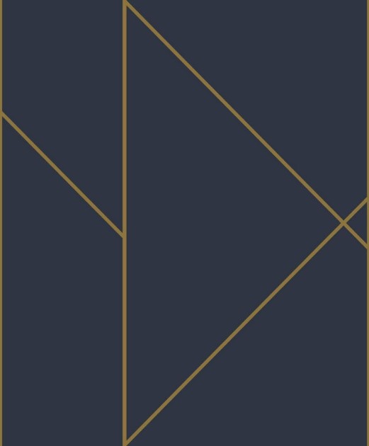 Casadeco 89906846 Alchimie Pure Bleu Marine - tapeta w metaliczne linie