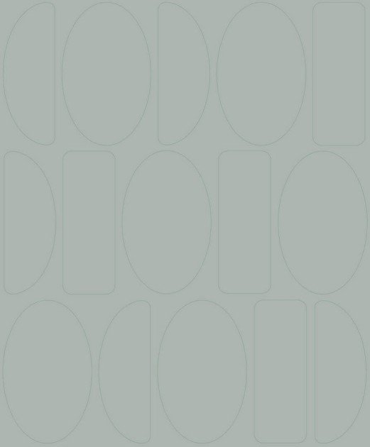Casadeco 89926417 Alchimie Legerete Bleu Ciel - tapeta w geometryczne zaokrąglone kształty