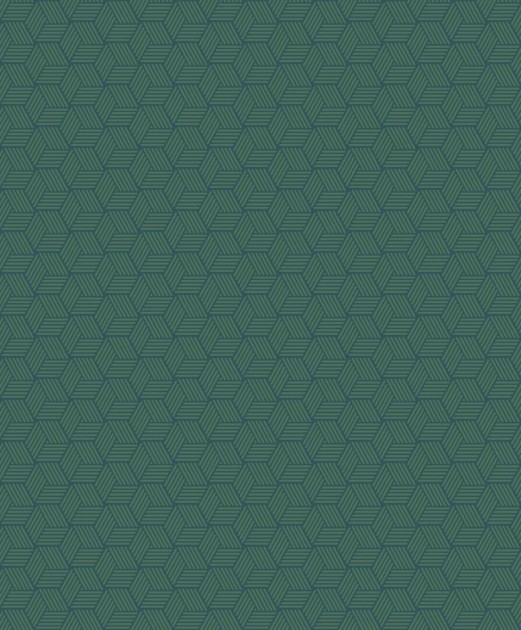 Casadeco 89947642 Alchimie Connexions Vert Conopee - tapeta geometryczne plastry miodu