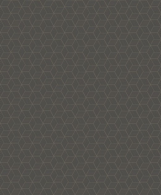 Casadeco 89949917 Alchimie Connexions Noir Reglisse - tapeta geometryczne plastry miodu