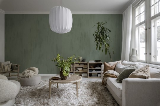 Rebel Walls R16752 Diane Hill Brushstrokes Jade - mural w subtelne pociągnięcia pędzla