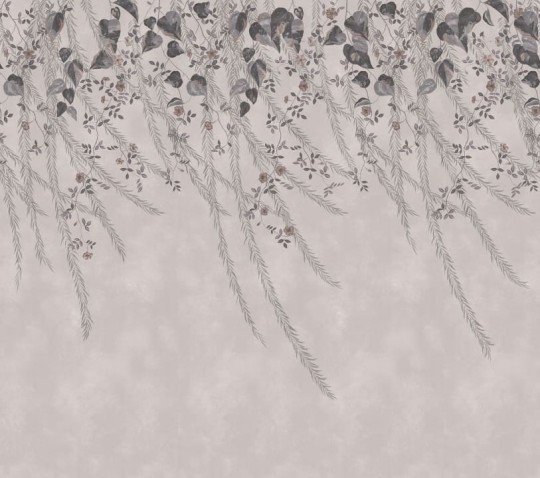 Rebel Walls R16782 Diane Hill Lush Foliage Rose Dust - mural w płaczącą wierzbę