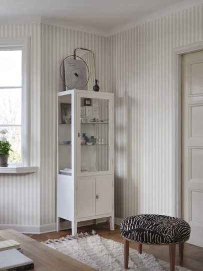 Sandberg 101-18 Tidlosa Gustav Light Green - tapeta w jasnozielone paski