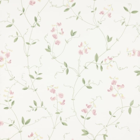 Sandberg 490-24 Tidlosa Sanna Light Pink - tapeta w kwiaty groszku