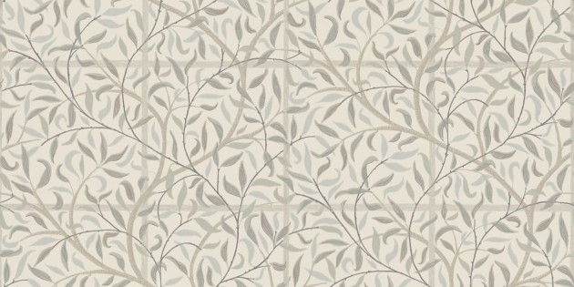Sandberg S10405 Tidlosa Emmie Sandstone - mural w liście na tle kraty