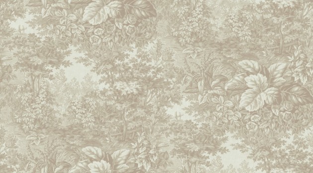 Sandberg S10404 Tidlosa Forest Toile Sandstone - mural leśna polana w beżowym kolorze