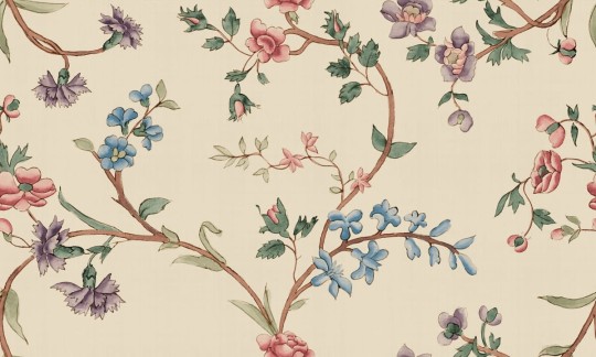 Sandberg S10398 Tidlosa Clara Colorful - mural w kwiaty w stylu vintage