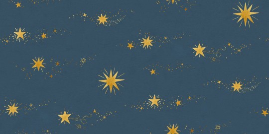 Sandberg S10379 Tidlosa Gillis Midnight Blue - mural w gwiazdki