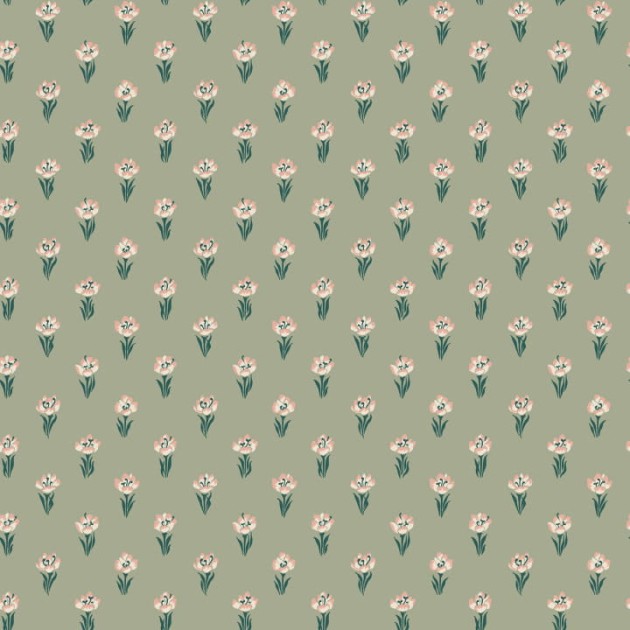 Sandberg S10374 Tidlosa Betty Green - tapeta w krokusy
