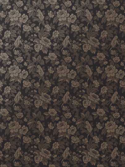 Divine Savages DVS153 Drunken Monkey Black Gold - tapeta roślinna w małpki