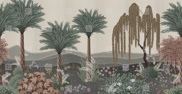 London Art MUN01N E Les Mille Et Une Nuits La Course - mural w krajobraz