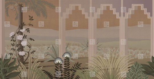 London Art MUN05 B Les Mille Et Une Nuits Distance - mural w krajobraz