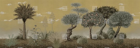 London Art MUN07 A Les Mille Et Une Nuits Forêt - mural w drzewa