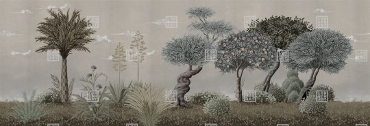 London Art MUN07 E Les Mille Et Une Nuits Forêt - mural w drzewa