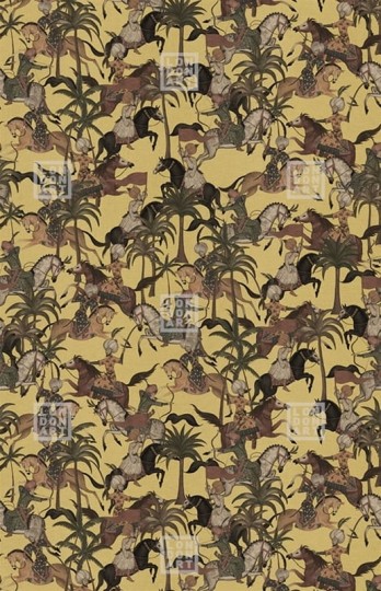 London Art MUN13 A Les Mille Et Une Nuits Chevaliers - mural w konie