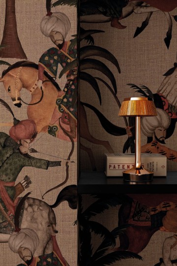 London Art MUN13 B Les Mille Et Une Nuits Chevaliers - mural w konie