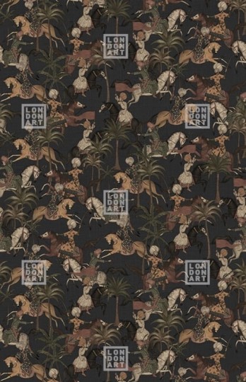 London Art MUN13 C Les Mille Et Une Nuits Chevaliers - mural w konie