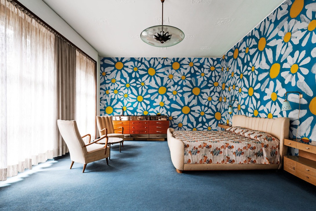 London Art MRN01 1 Marni Euphoria - mural w stokrotki