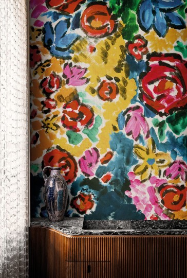 London Art MRN13 1 Marni Rejoice - mural w duże kwiaty