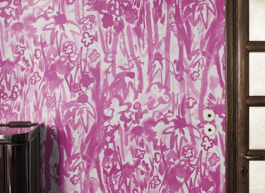 London Art MRN14 2 Marni Laur - mural w kwiaty