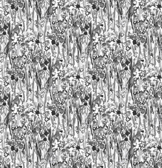 London Art MRN14 4 Marni Laur - mural w kwiaty