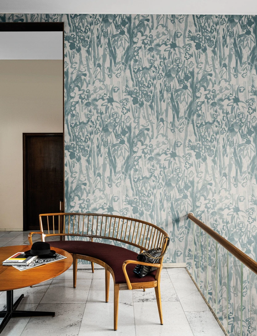London Art MRN14 5 Marni Laur - mural w kwiaty