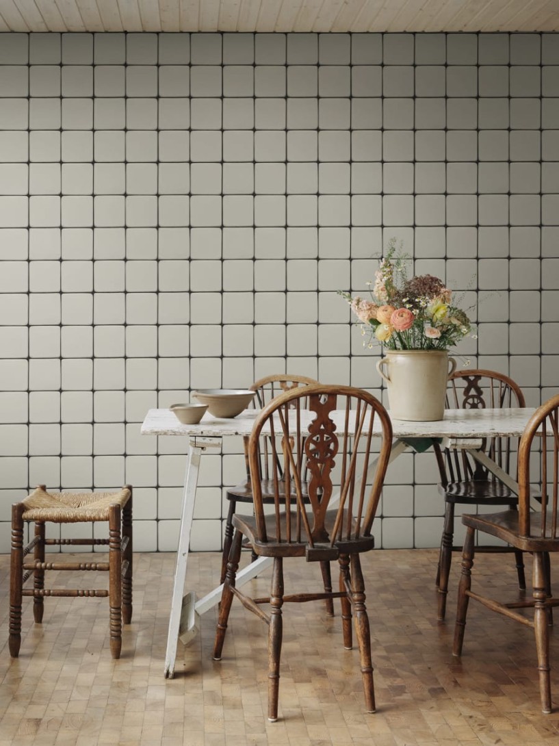 Rebel Walls R18785 Natural Aesthetic Porcelain Tiles Clay - mural porcelanowe kafelki