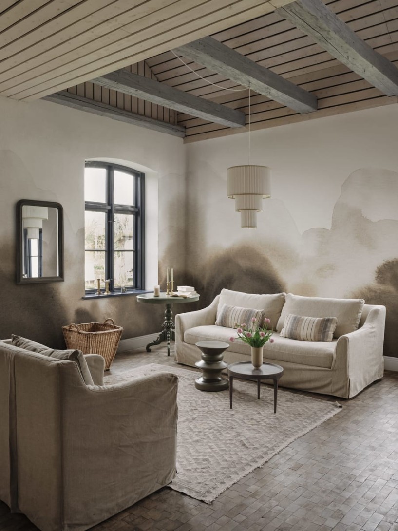 Rebel Walls R18769 Natural Aesthetic Flowing Hills Brown - mural wzgórza