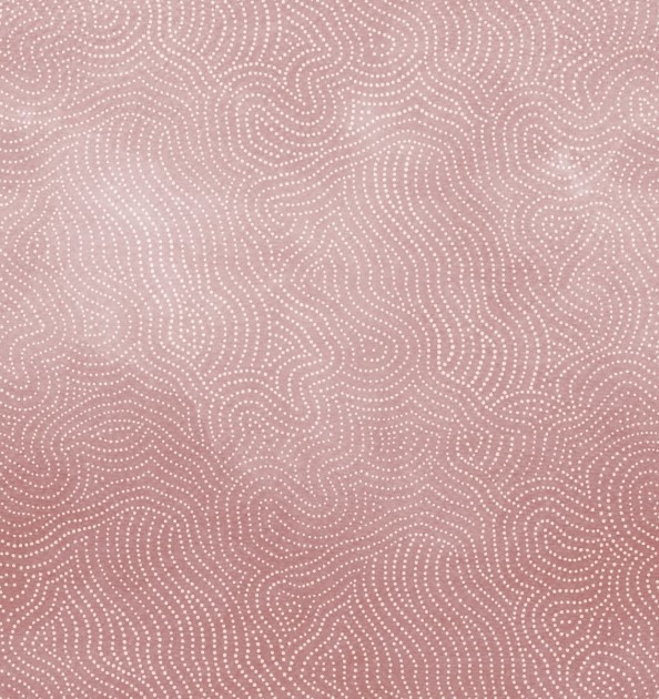 Rebel Walls R18761 Natural Aesthetic Wiggly Dots Pink - mural falujące linie z kropek