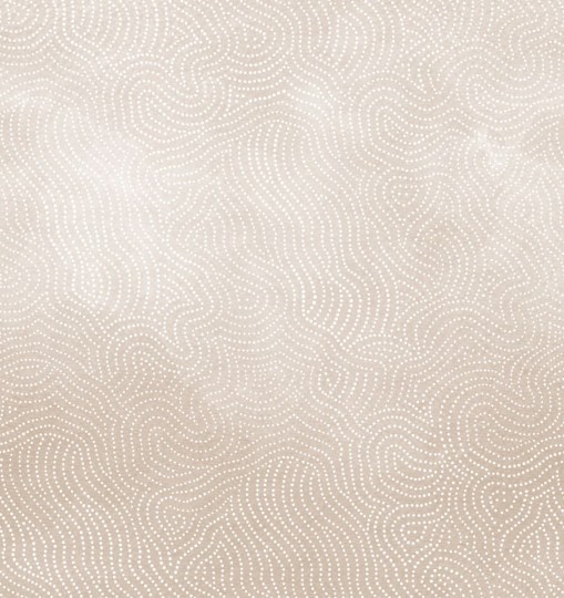 Rebel Walls R18763 Natural Aesthetic Wiggly Dots Sand - mural falujące linie z kropek