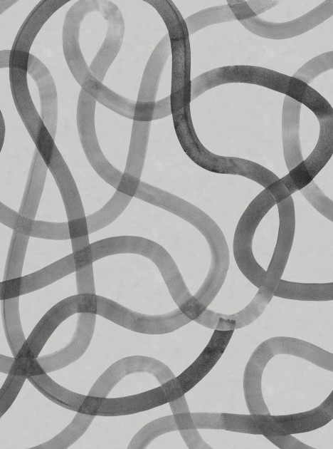 Rebel Walls R18746 Natural Aesthetic Serpentine Gray - mural w serpentyny