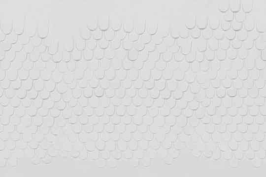 Rebel Walls R18744 Natural Aesthetic Tab Clay - mural w trójwymiarowe gliniane łuski