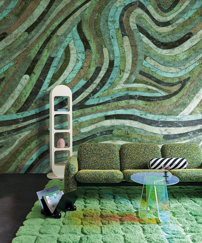 Khroma DGROC2022-300 Rock Serpentine Verde - mural w serpentyny